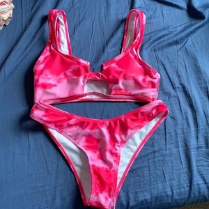 Shein Pink Bikini Set